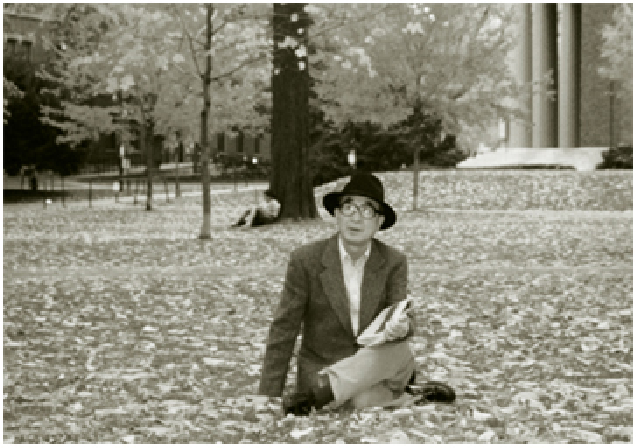 1999. in front of the library at Harvard University